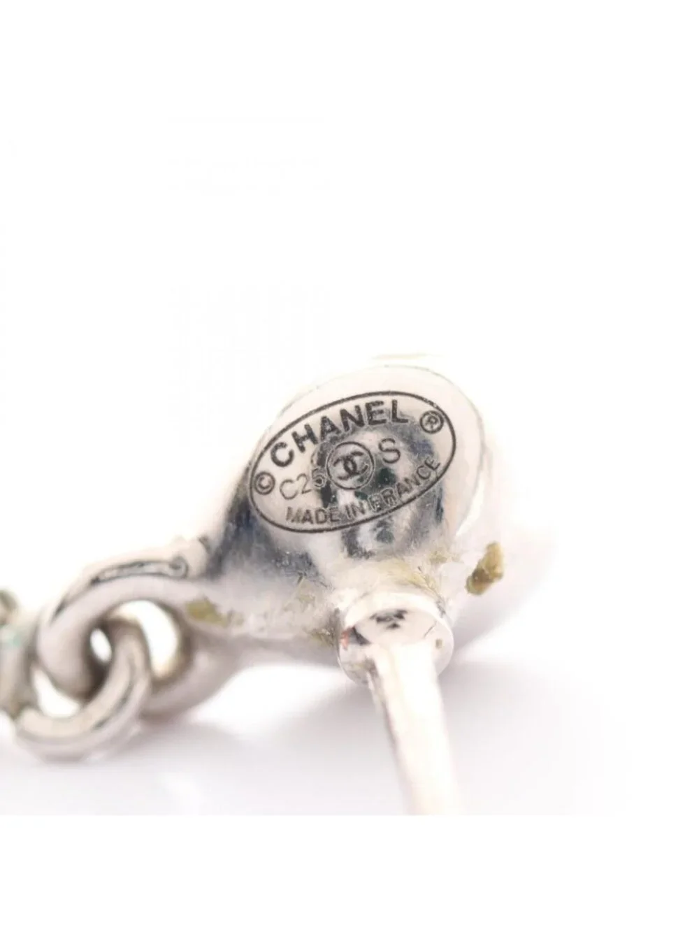 Chanel Earrings CC Logo Heart